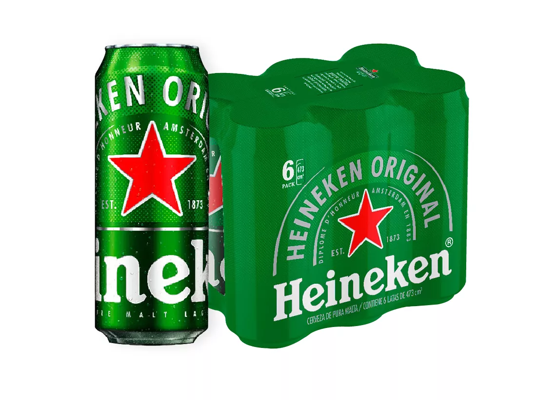 LATA HEINEKEN X6