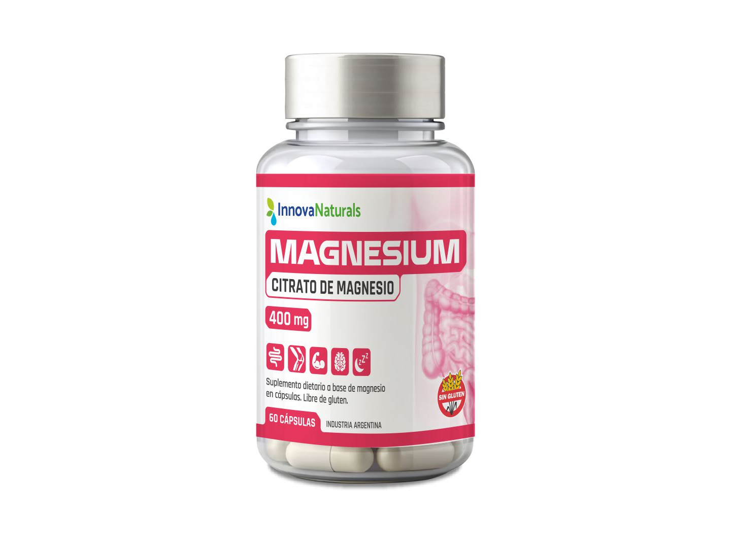 InnovaNaturals Magnesio Citrato 60caps