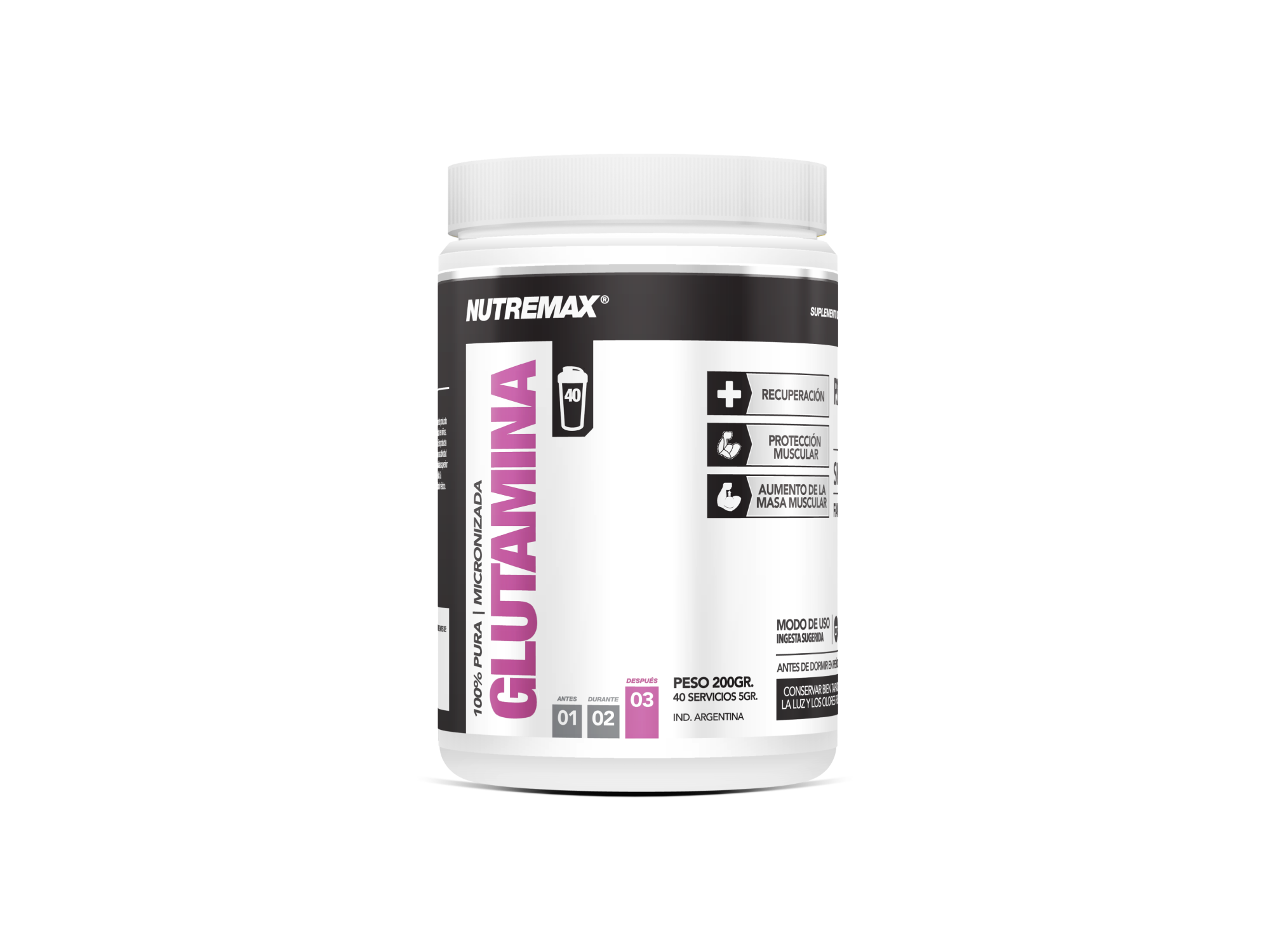 Nutremax Glutamina 200gr