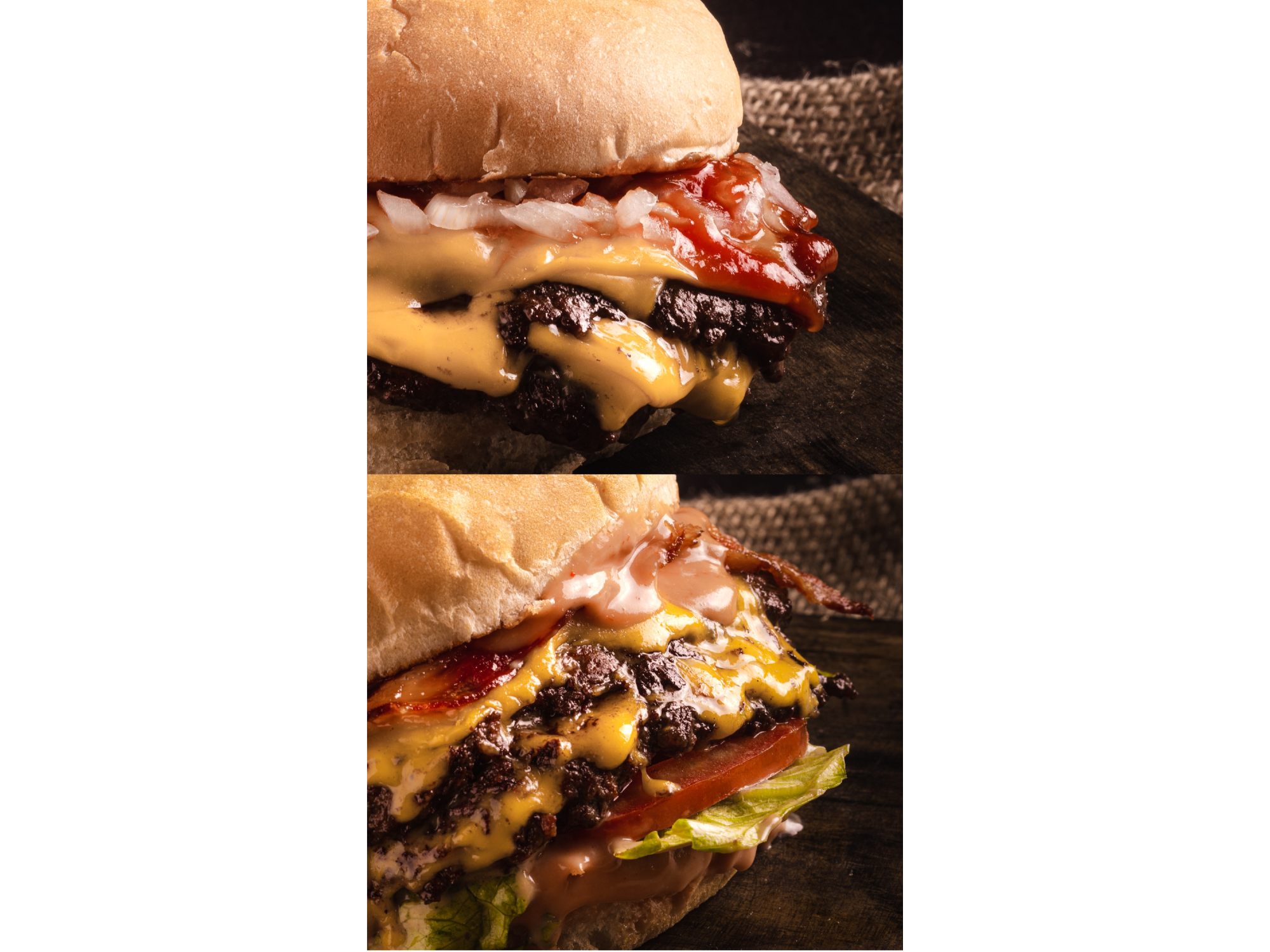 PROMO 2 SANDWICHES DE BONDIOLA + PAPAS + CHEDDAR + CLAN A + SALSA DE AJO