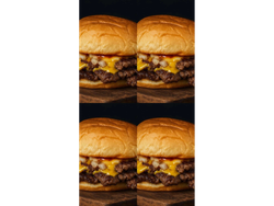 PROMO 4 DOBLES A ELECCION + PAPAS + CHEDDAR