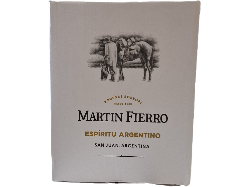 Caja de 6 Vinos Martin Fierro Malbec Etiqueta Dorada