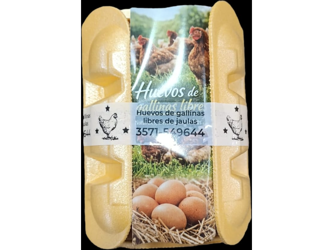 Huevos De Gallinas Felices x 6 Unidades
