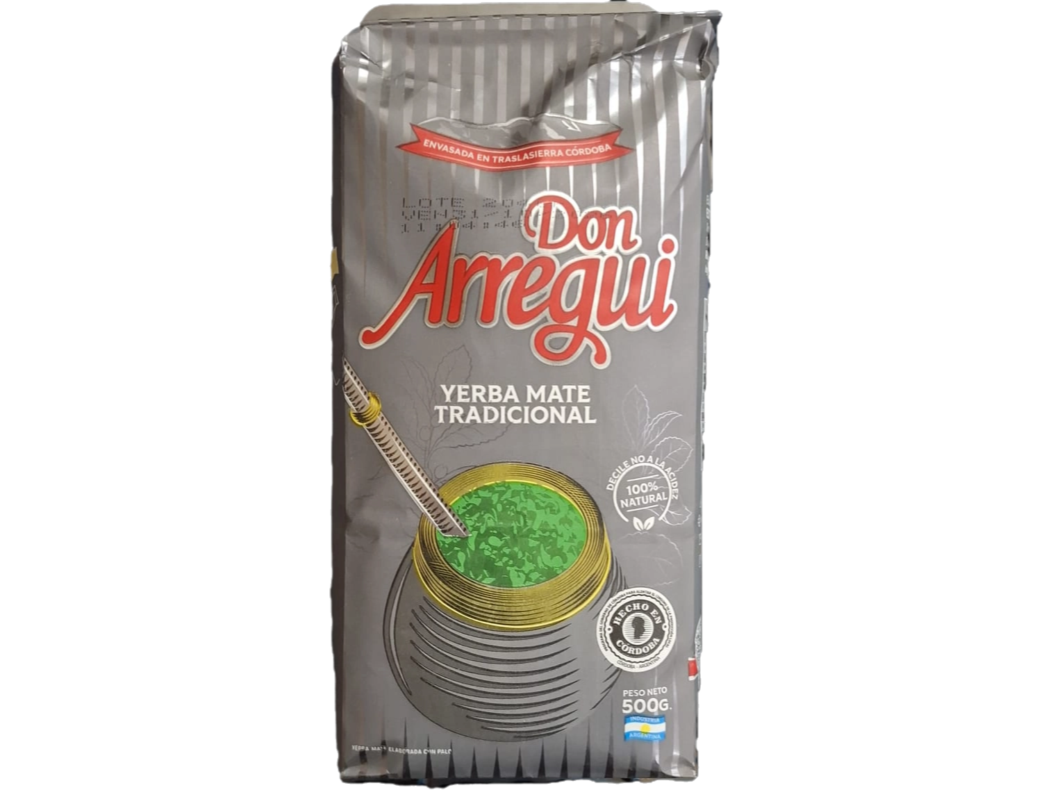 Yerba Mate Tradicional Don Arregui 500Gr