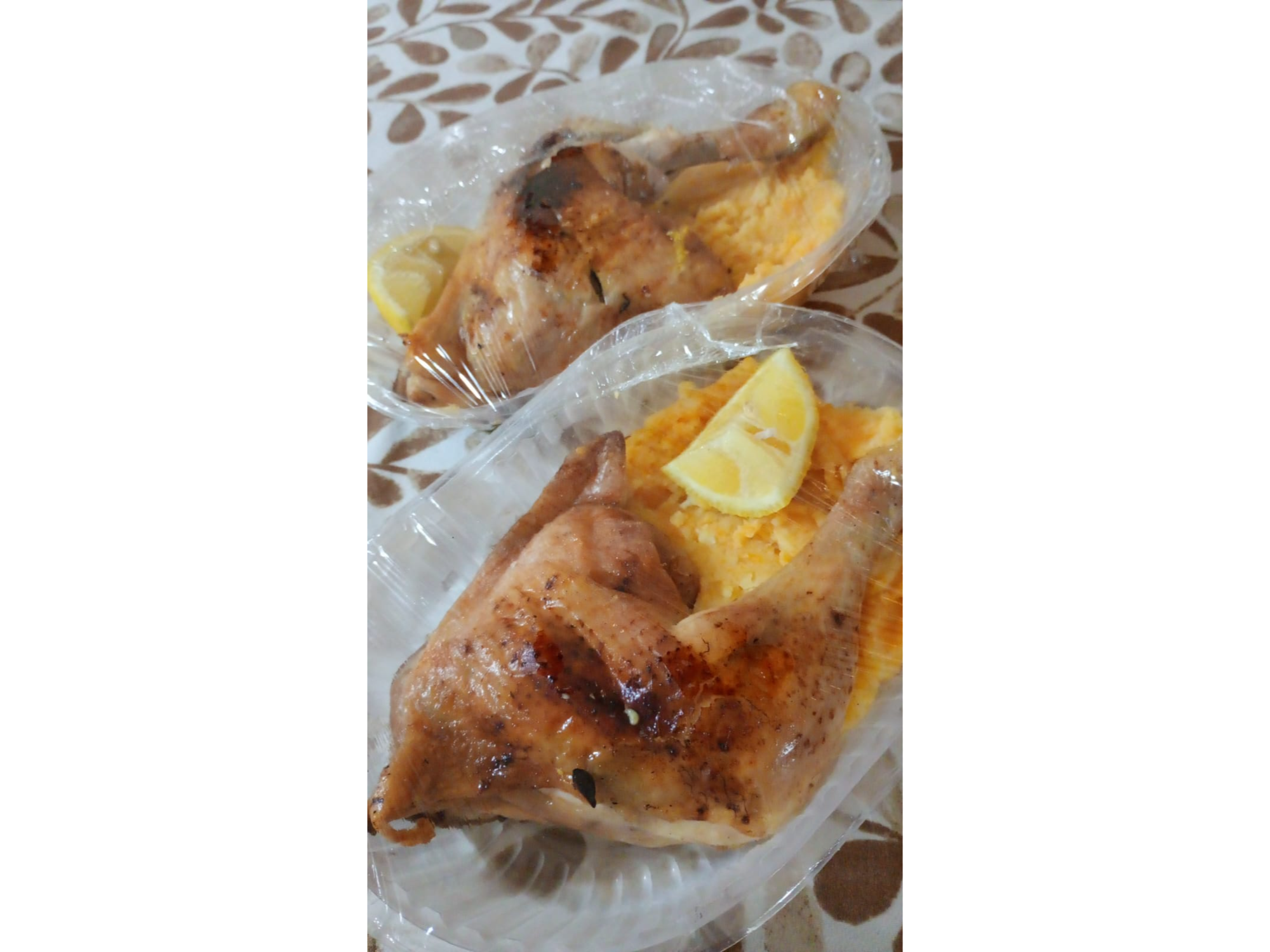 Pollo al horno con papas