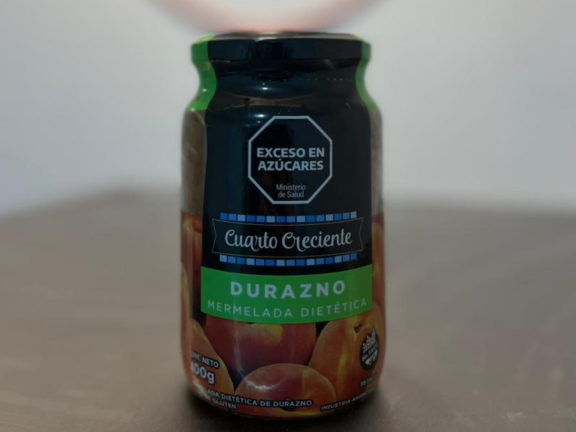 Mermelada Durazno Dietetica Cuarto Creciente 400g Pack