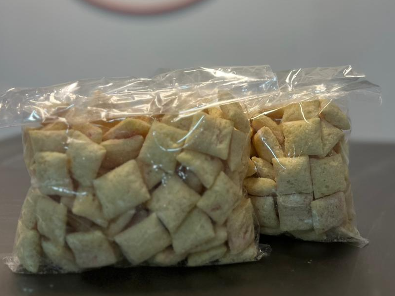 Almohaditas de Arroz rellenas de Frutilla "Lasfor" 120gr