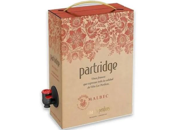 Partridge Malbec Bag in Box x 3 L