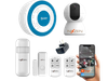 Kit Alarma Inalambrica Wifi App Tuya Pir Magneticos Control Remoto Sirena Camara Wifi 2mpx Motorizada