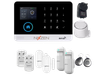 Kit Alarma Inalambrica Wifi 4g Pg103 App Tuya Smart 2 Control Remoto 2 Pir 2 Magnetico Sirena Fuente