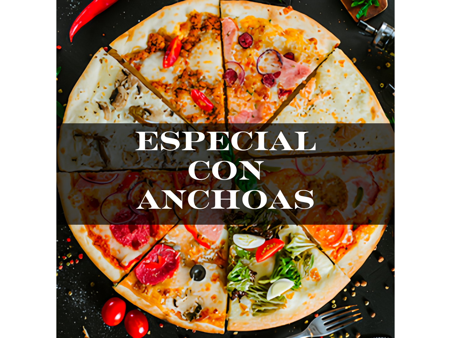 🍕  Especial C/ Anchoas