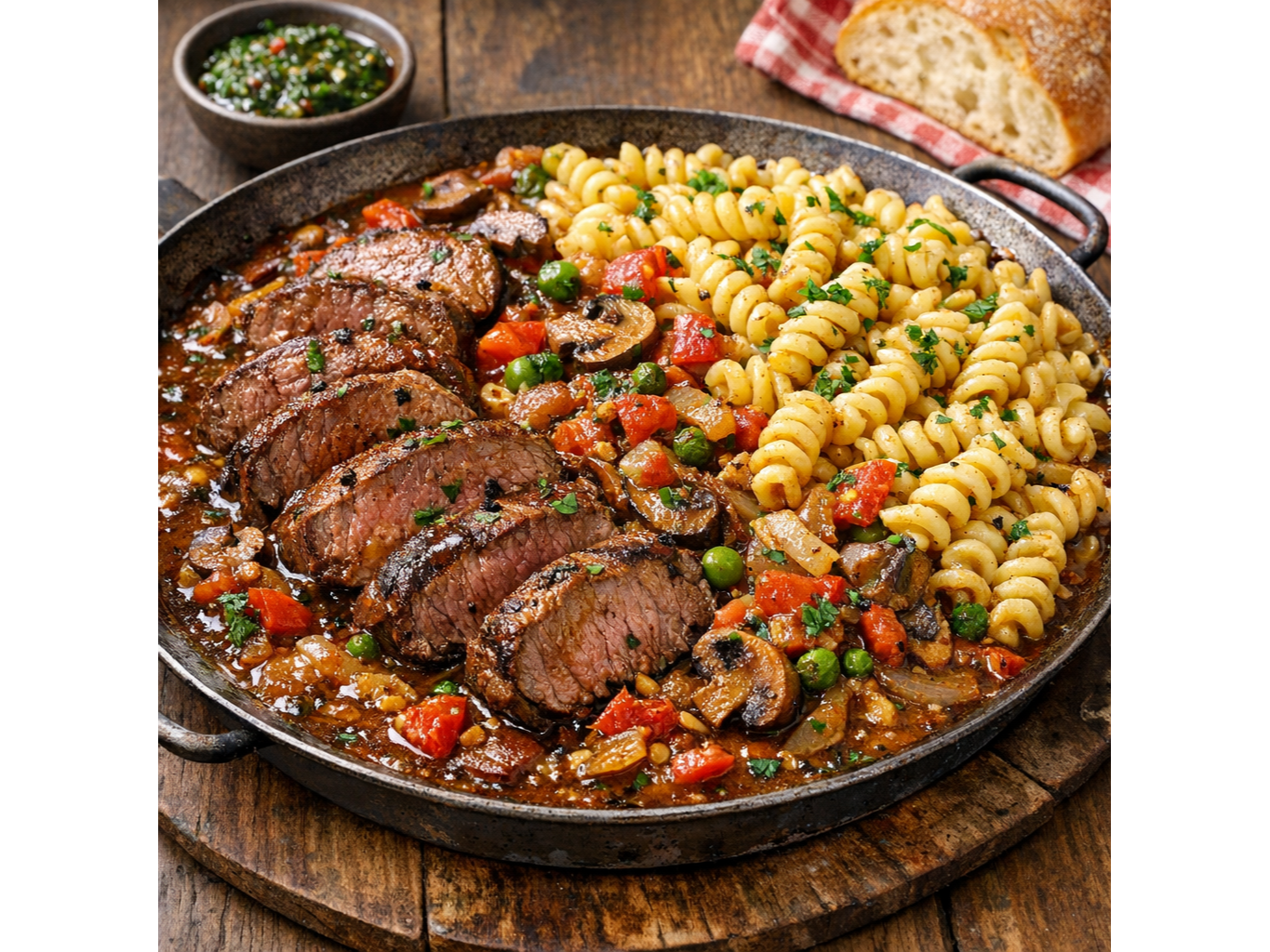 SOLOMILLO AL DISCO CON FIDEOS TIRABUZON