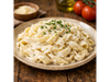 Tallarines Con Crema y Queso