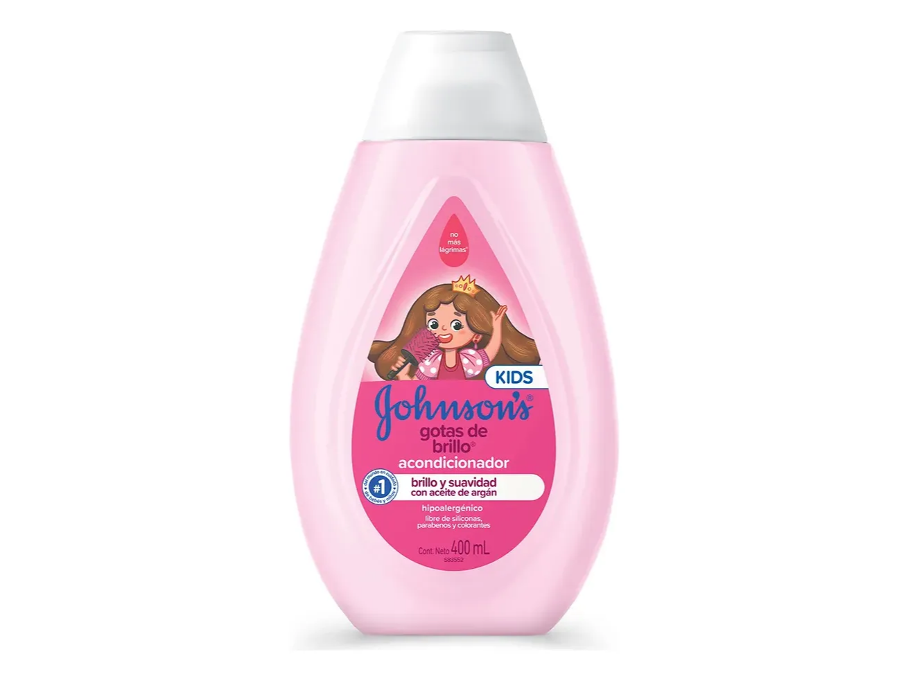 Johnson's acondicionador gotas de brillo 400 ml