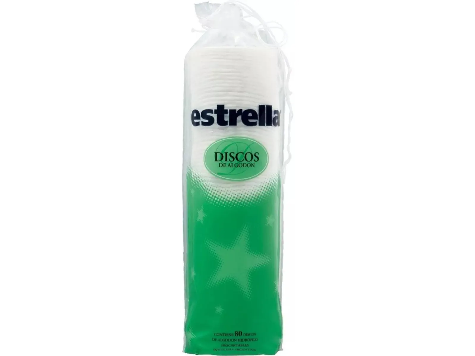 Estrella discos de algodón 80 u