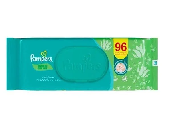 Pampers toallitas húmedas aloe vera 96u