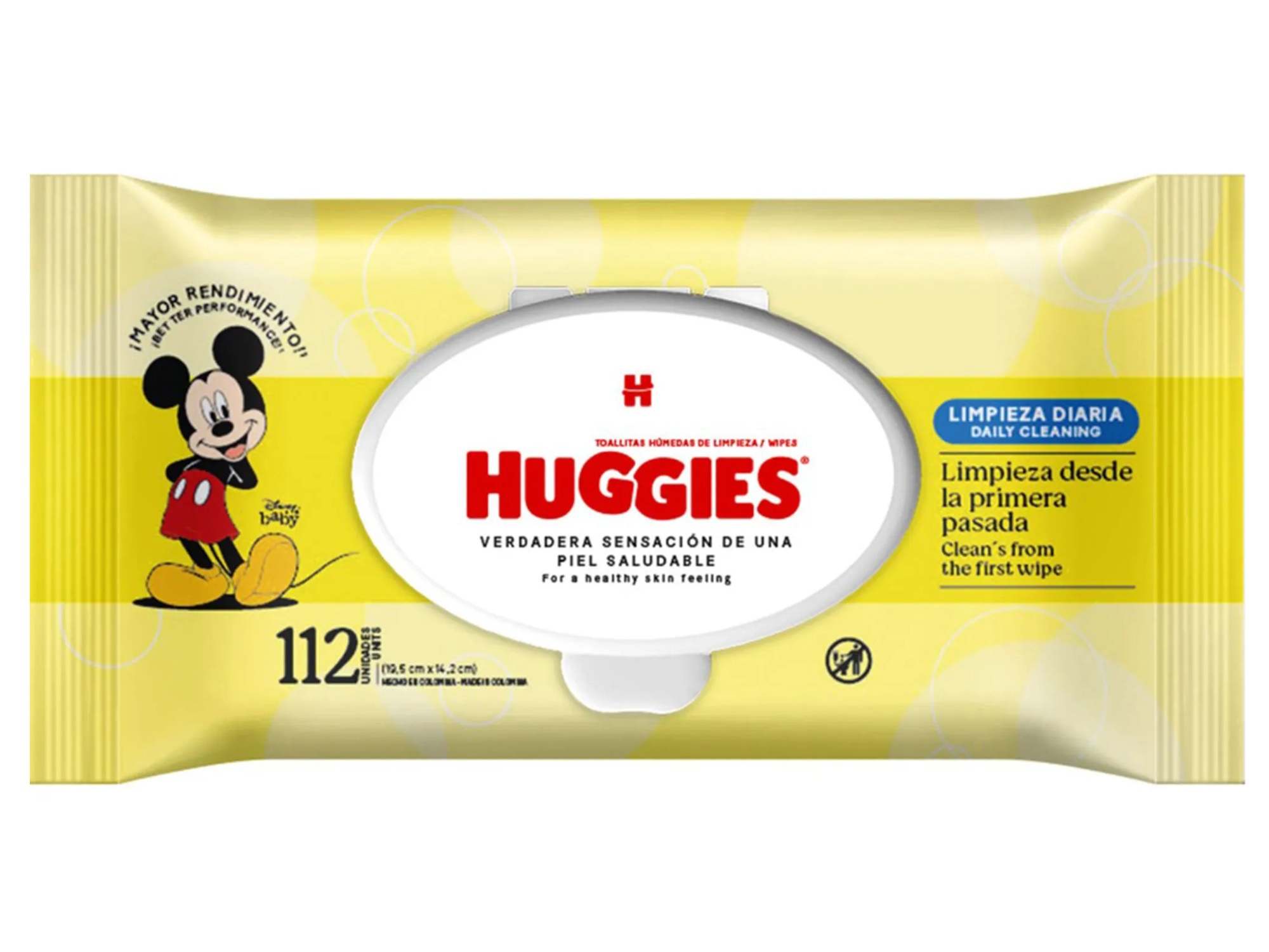 Huggies toallitas húmedas limpieza diaria 112 u