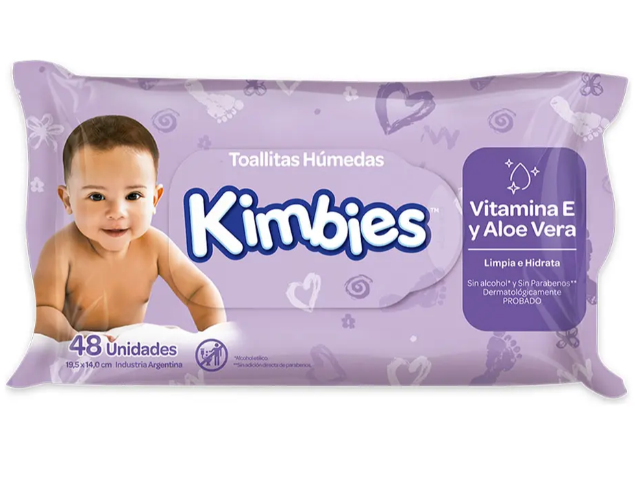 Kimbies toallitas húmedas 48