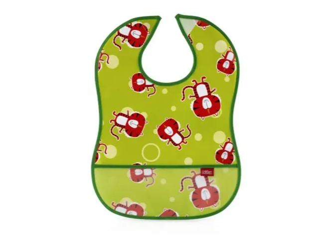 Babero con bolsillo impermeable Ñuby 6m+