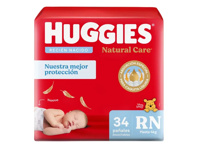 Huggies natural care RN 34