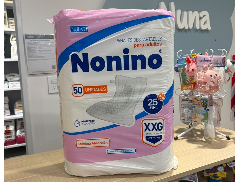 Nonino pañales descartables XXG 50