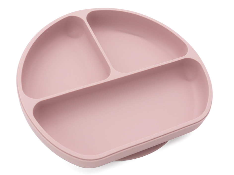 Plato de silicona con divisiones y sopapa Nursimom