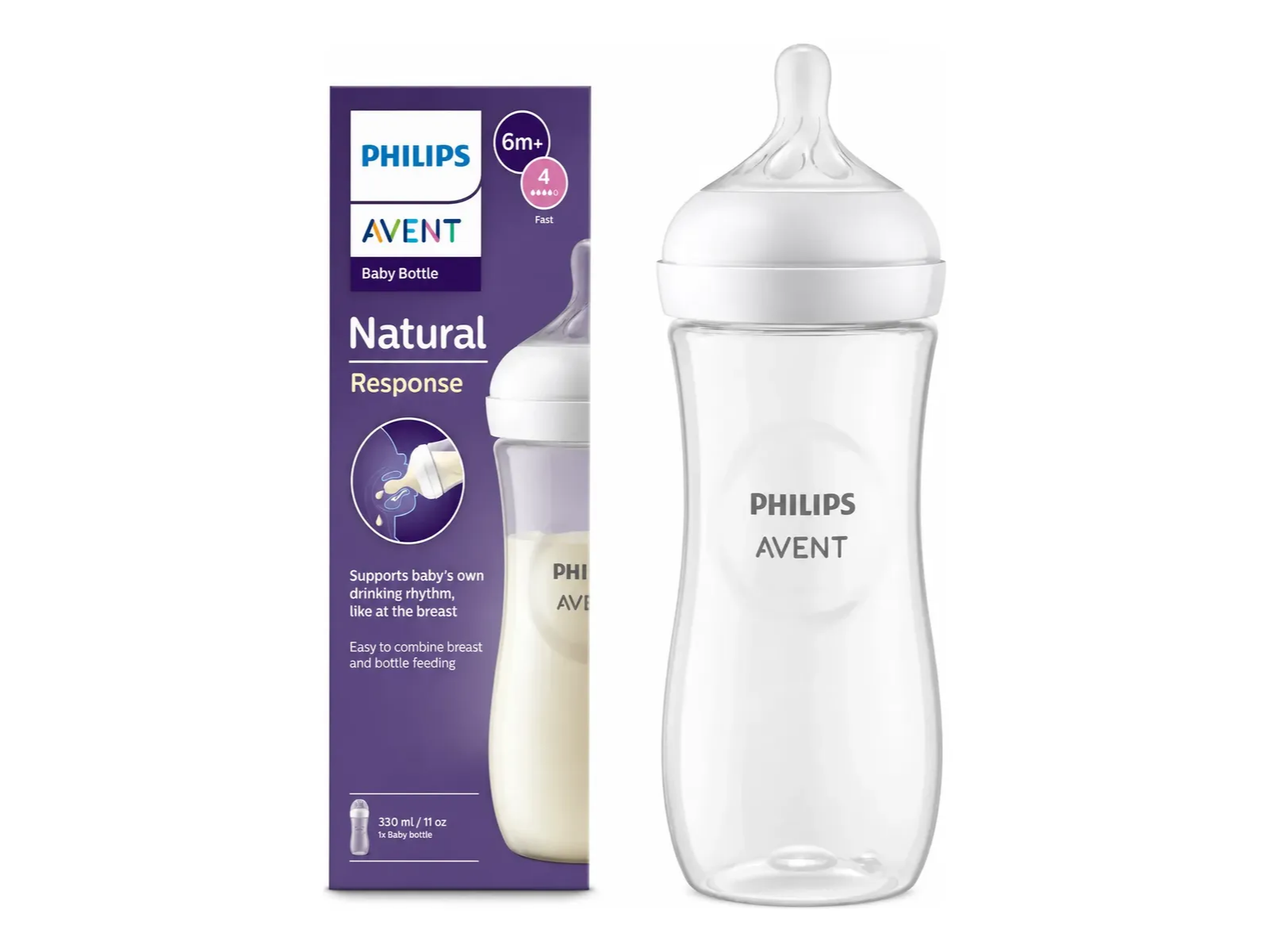 Mamadera 6m+ Natural Response Avent 330ml