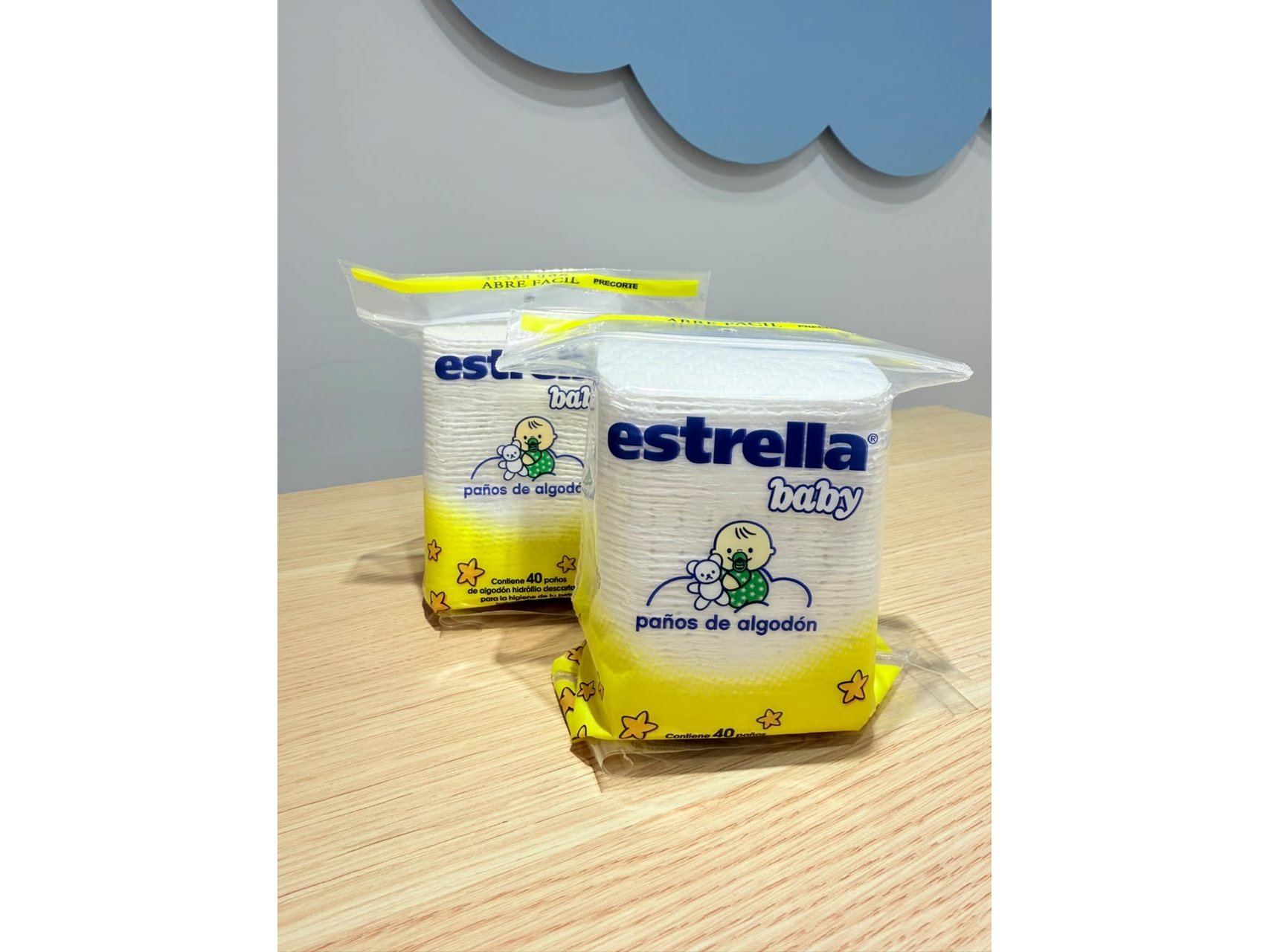 Paños de algodón 40 unidades