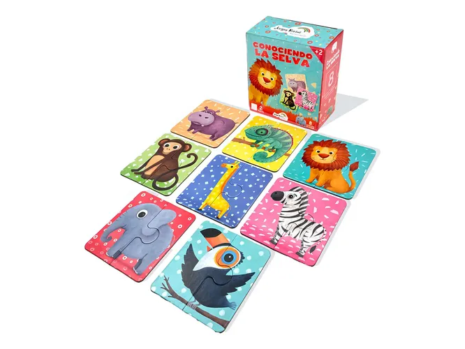 Rompecabezas Conociendo la selva - Juegos Kurimi
