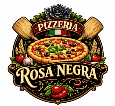 Logo Pizzeria Rotiseria ROSA NEGRA