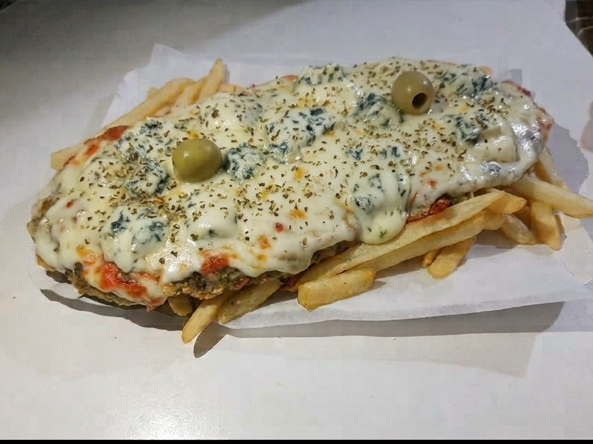 Milanesa al roquefort