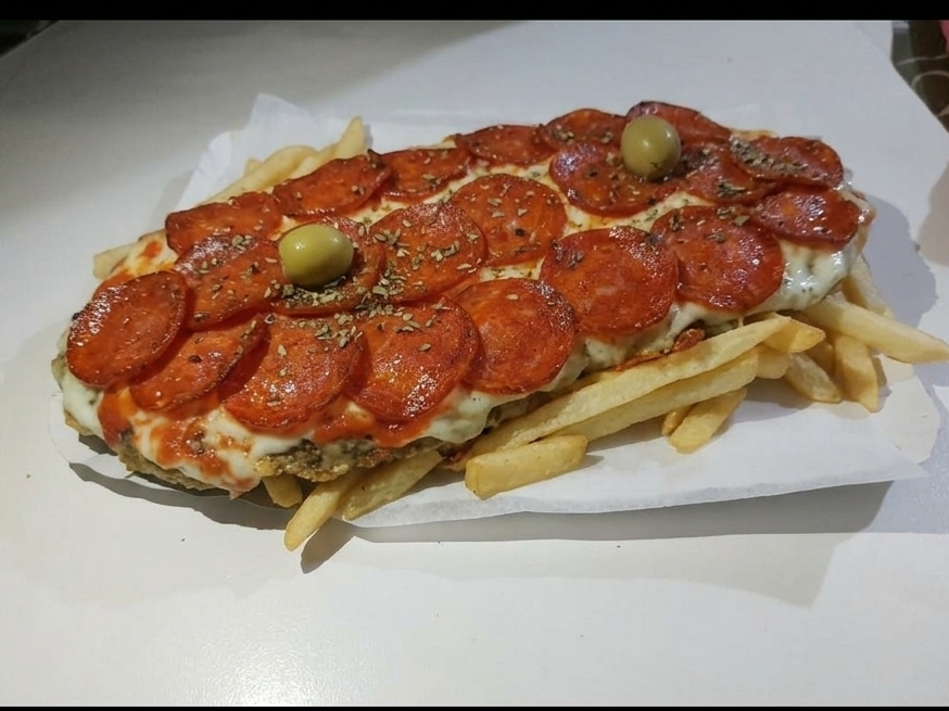 Milanesa con Pepperoni