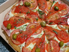 Especial Napolitana con jamón y morron