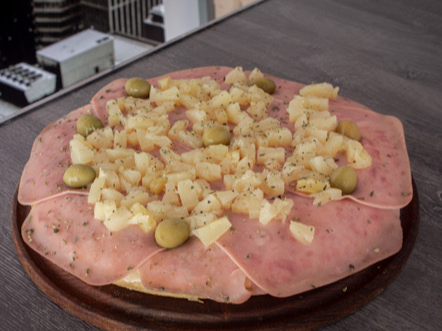 Grande Jamón y ananá