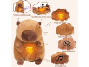 CAPYBARA Marrón que RESPIRA con luz