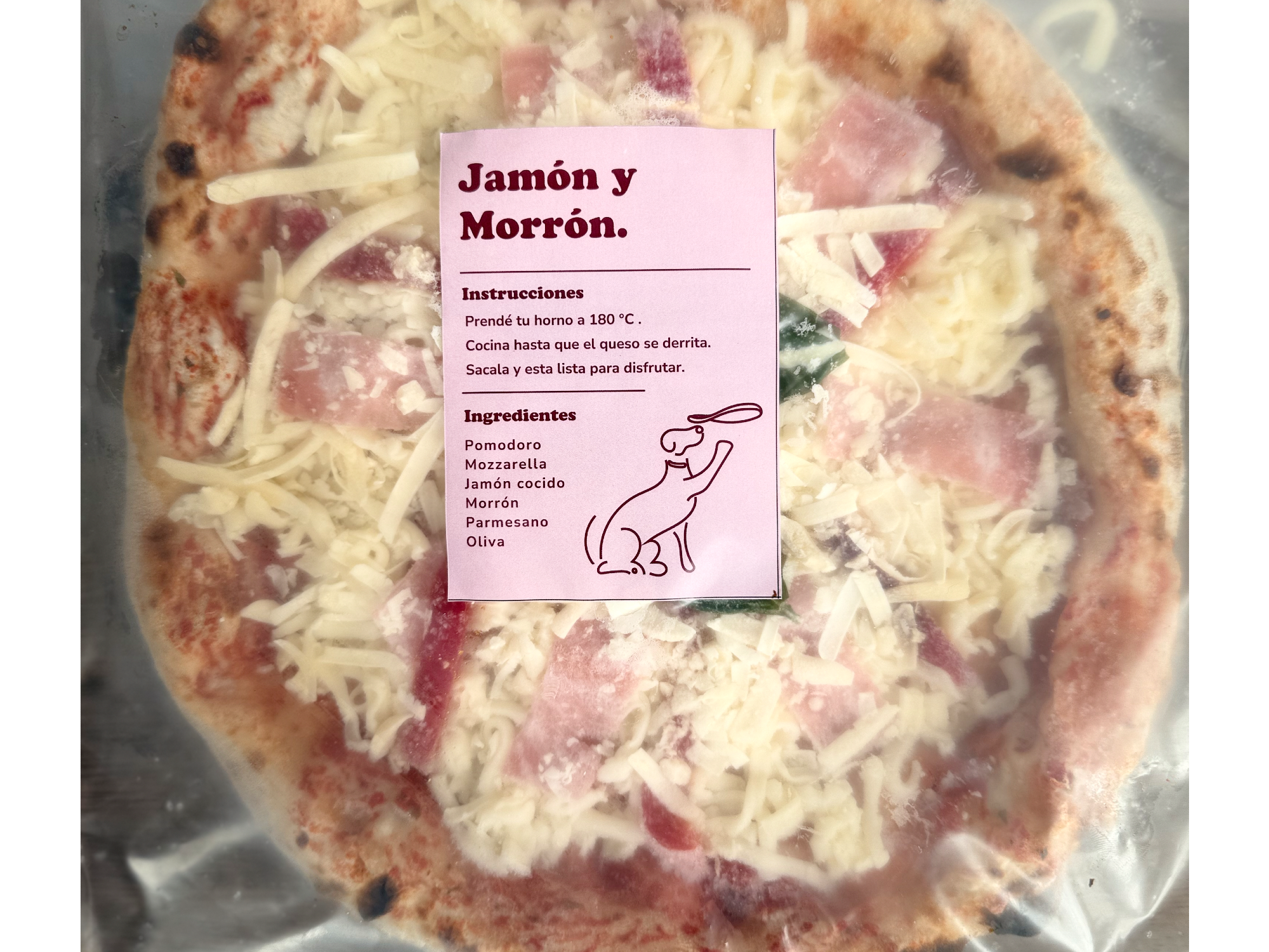 Pizza Jamon & Morron