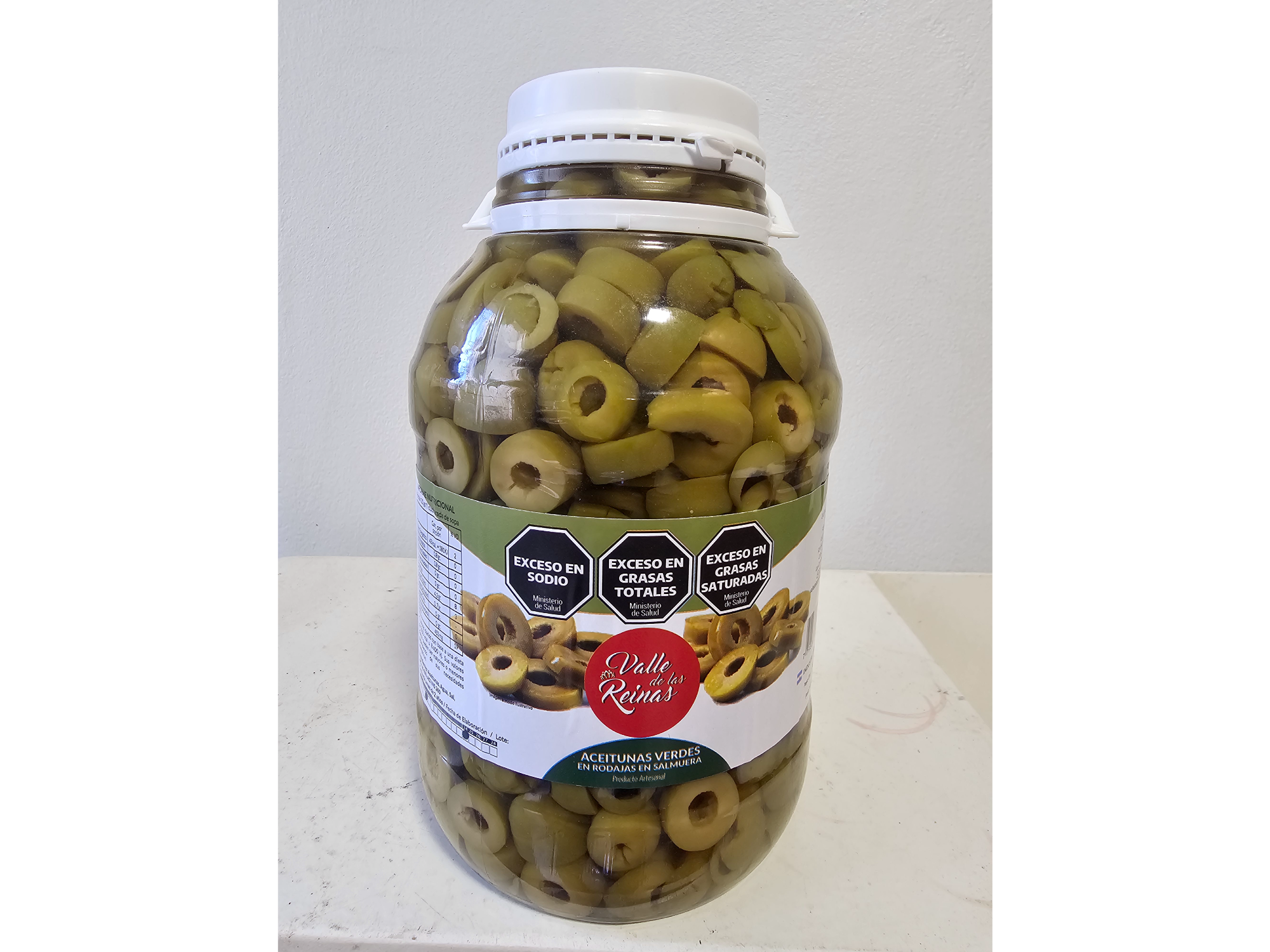 ACEITUNAS VERDES EN RODAJAS X 1KG