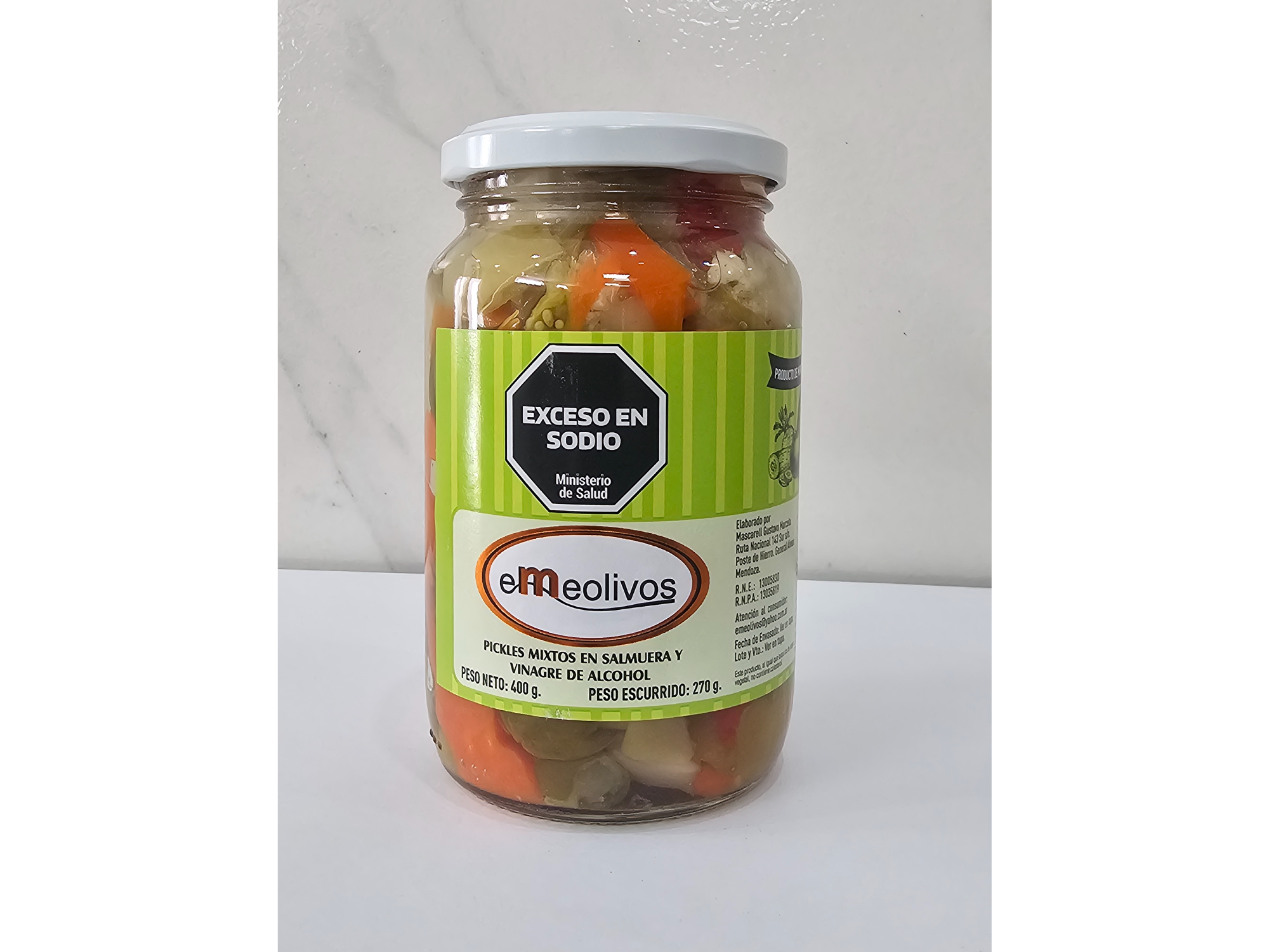 PICKLES MIXTOS EN VINAGRE
