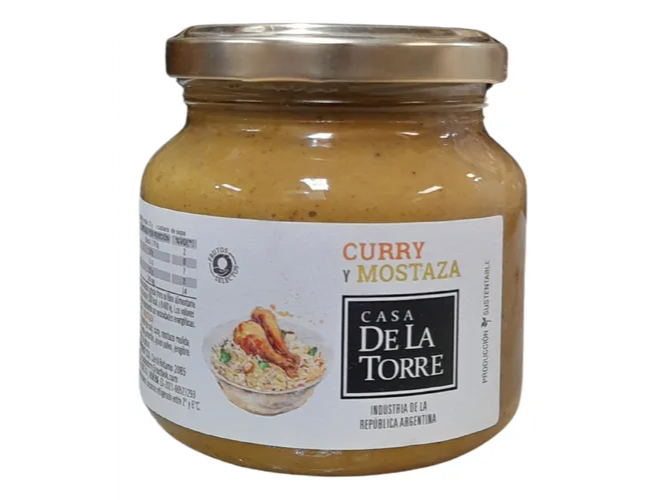 SALSA DE CURRY Y MOSTAZA