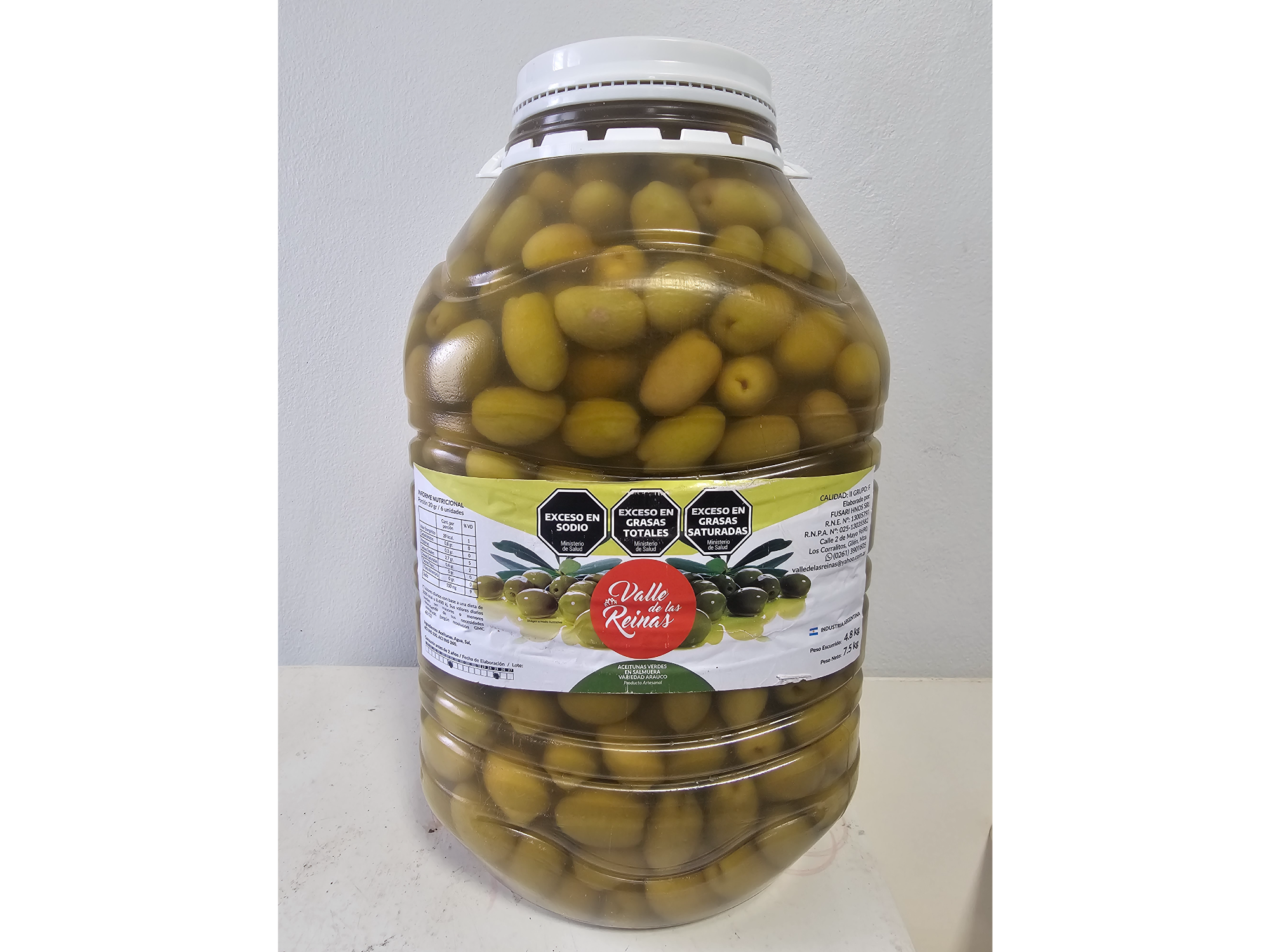 ACEITUNAS VERDES C/C X5KG N2