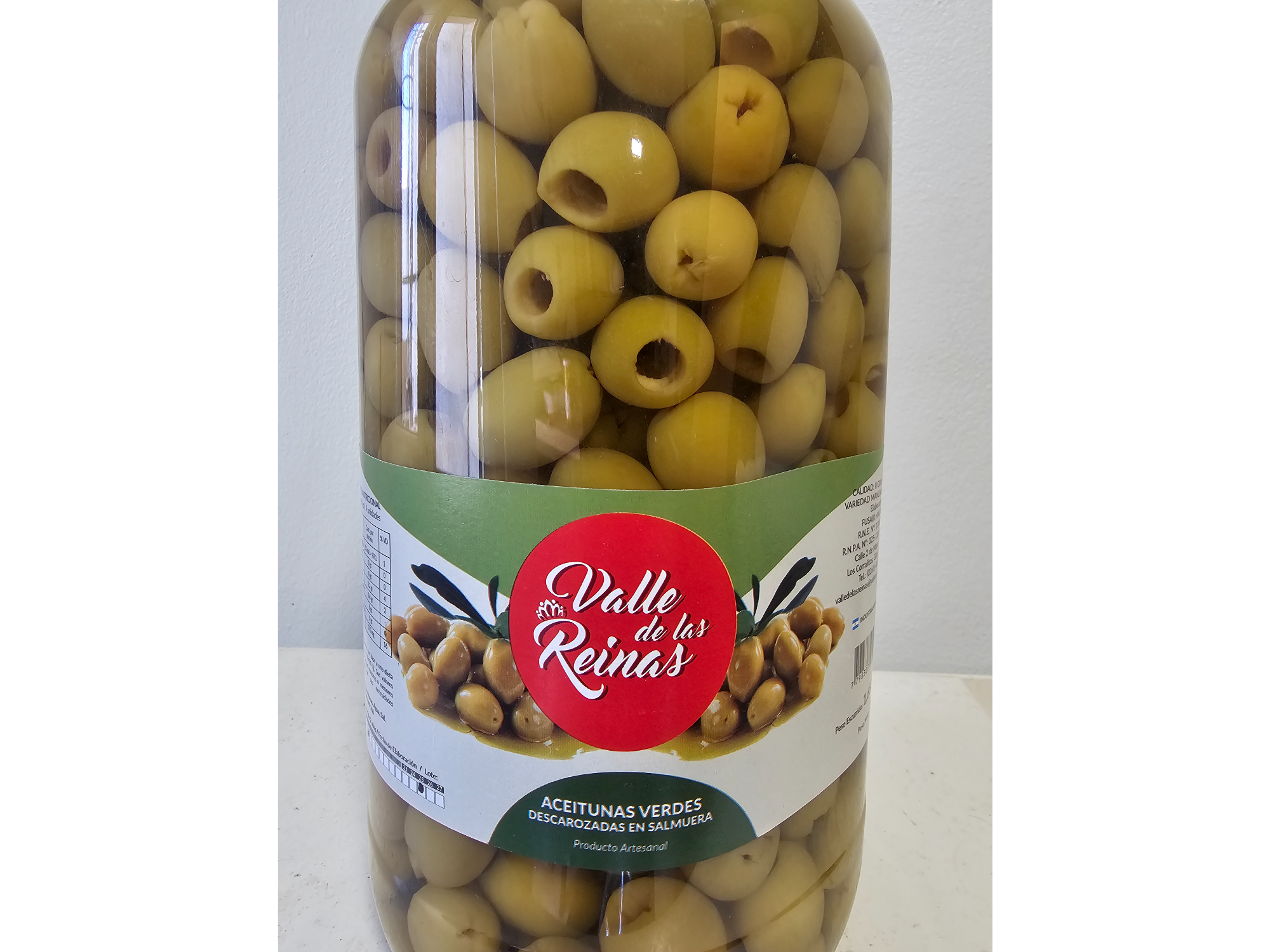 ACEITUNAS VERDES DESCAROZADA N0 X4KG