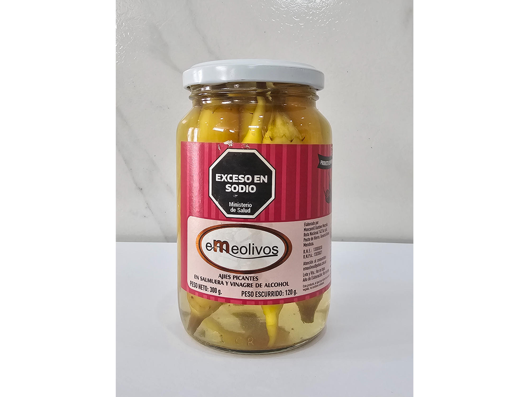 AJIES PICANTES EN VINAGRE