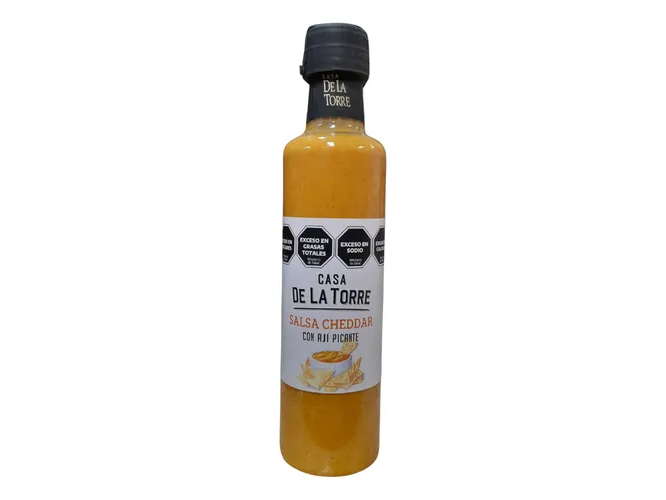 SALSA CHEDDAR CON AJI PICANTE