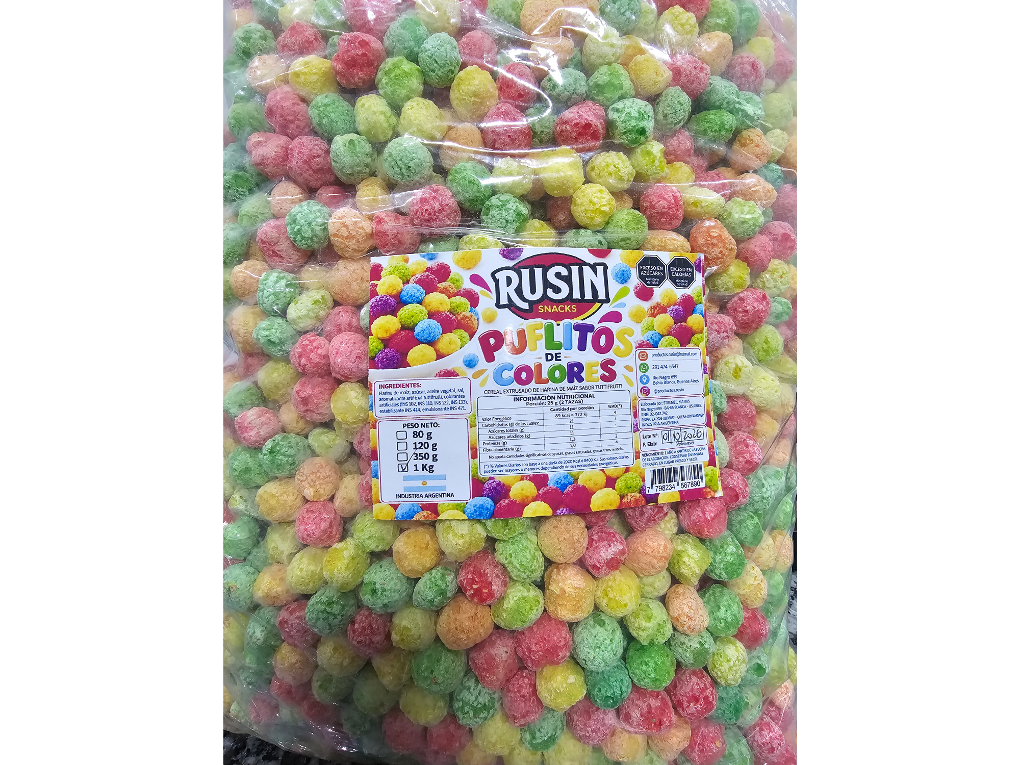 BOLITAS DE COLOR X 1KG