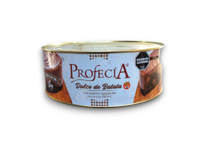 DULCE DE BATATA CON CHOCOLATE X5KG