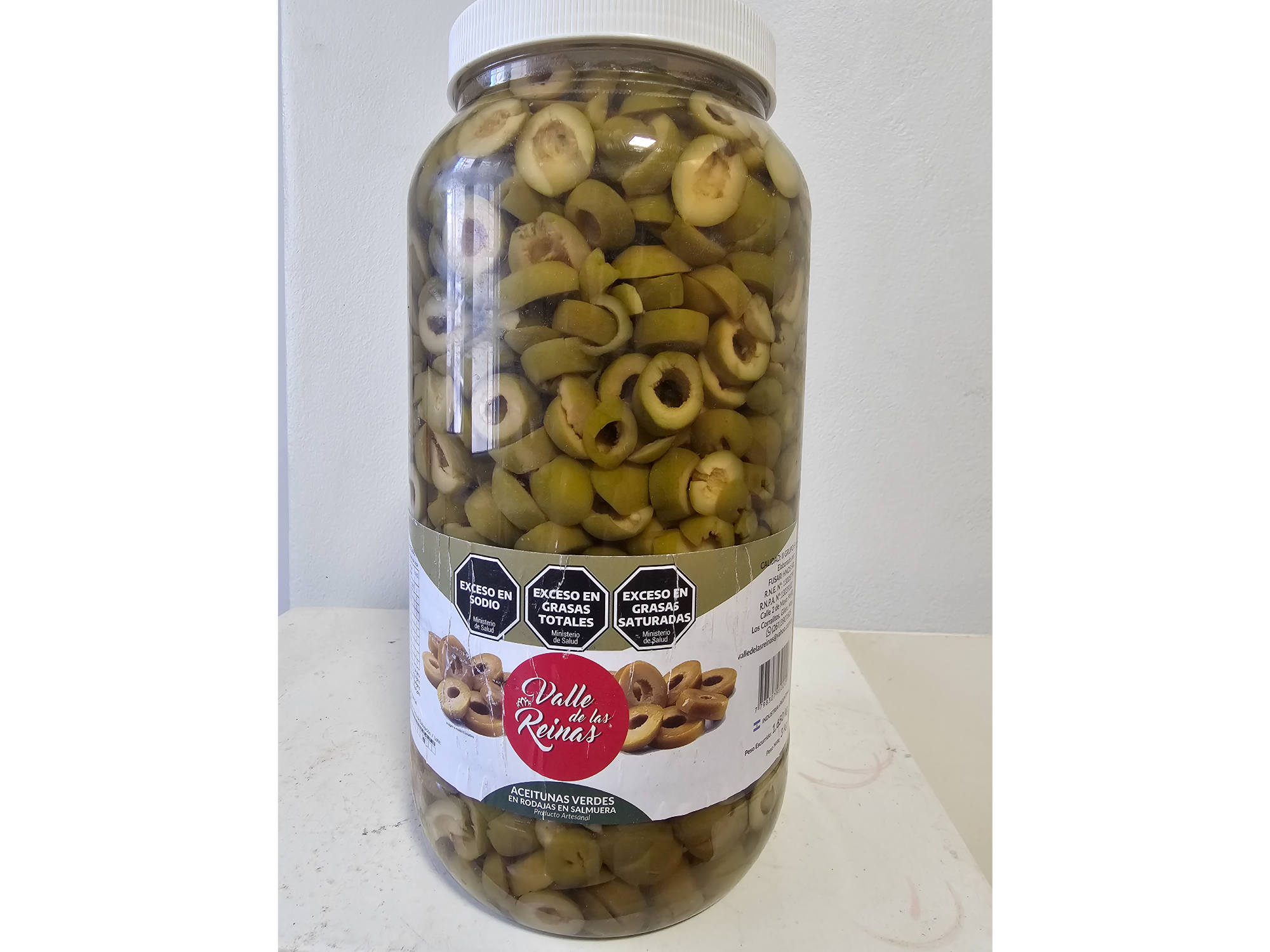 ACEITUNAS VERDES EN RODAJAS X1.650  KG