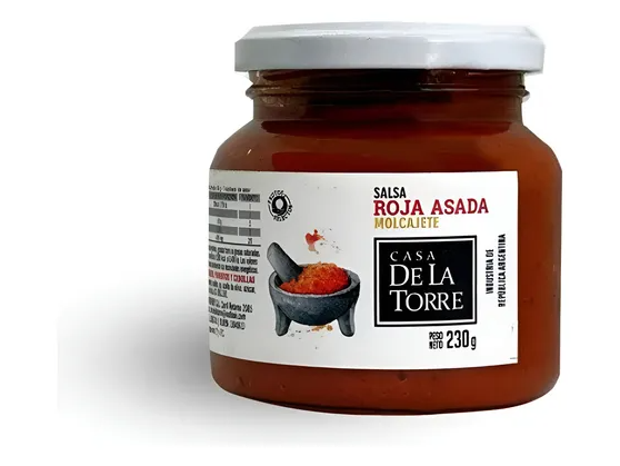 SALSA ROJA ASADA MOLCAJETE