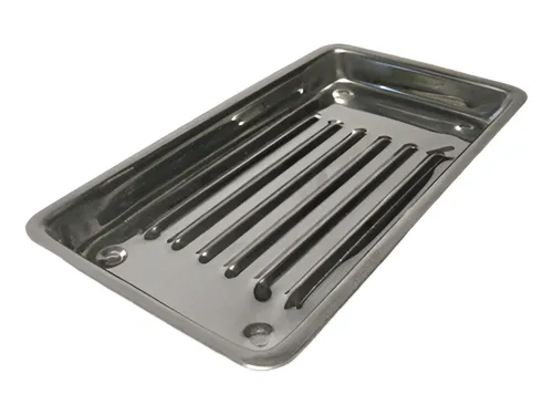 Bandeja acanalada de acero inoxidable