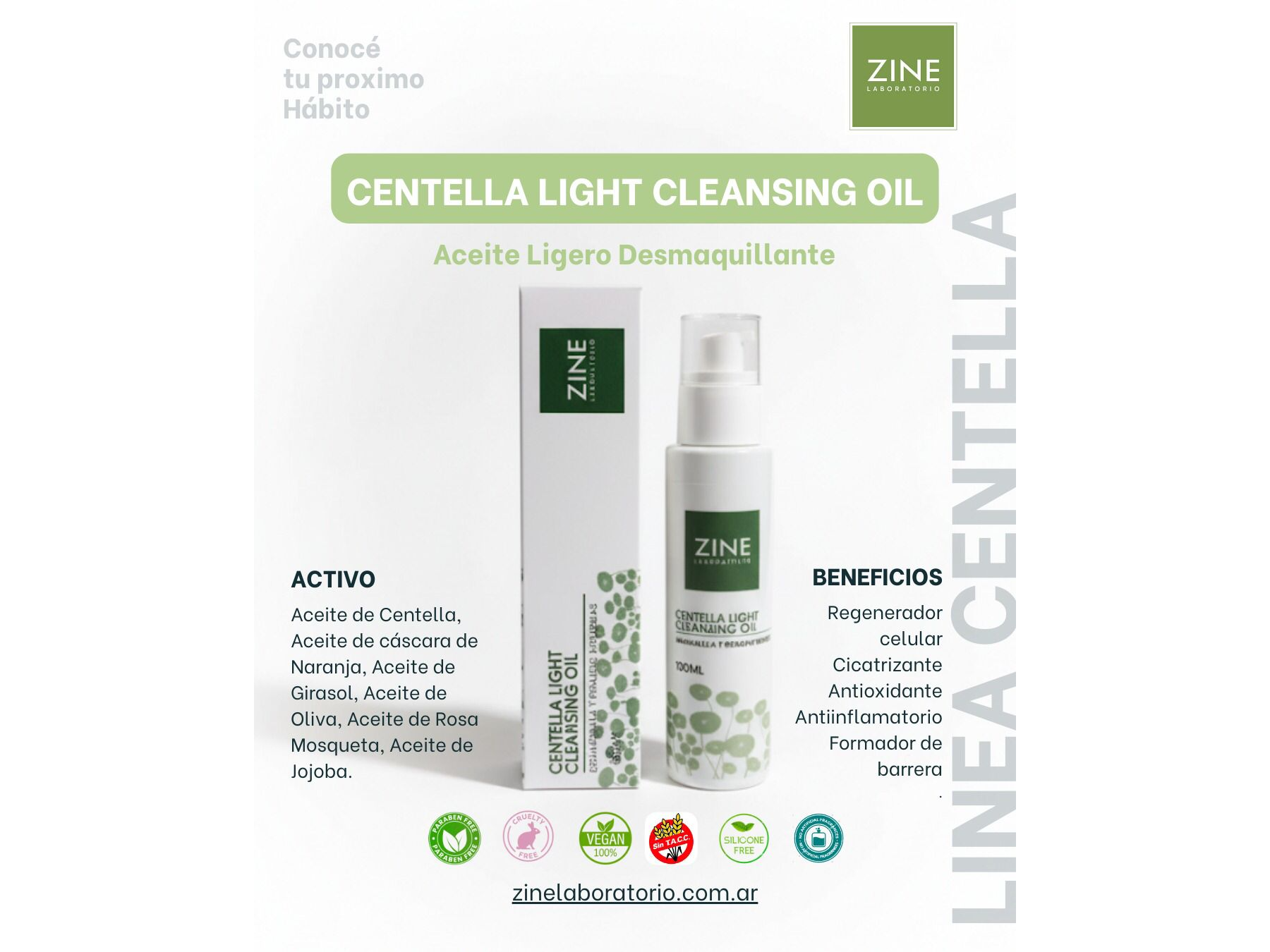 Centella Cleanser x100ml Zine