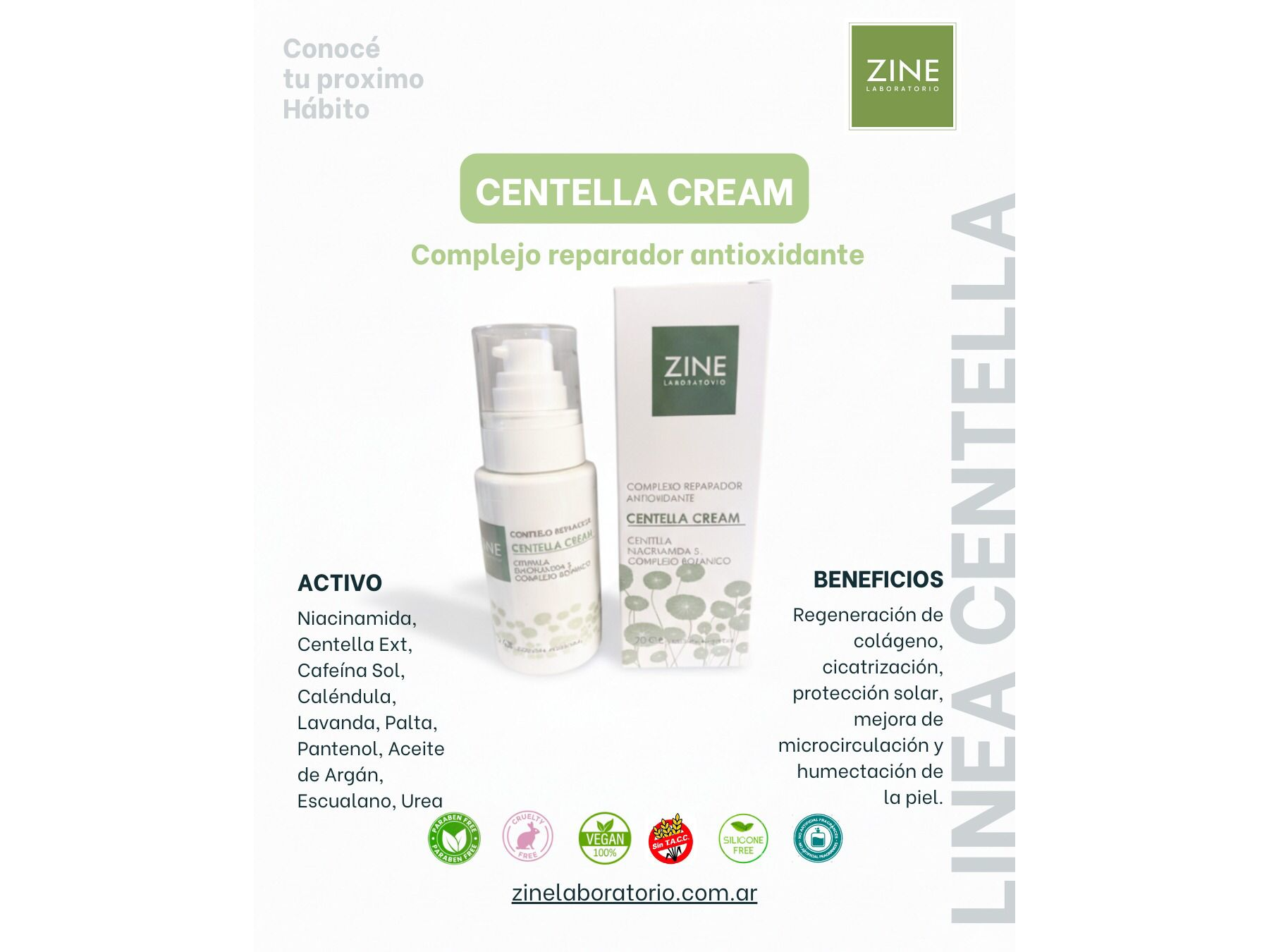 Centella Cream x 70gr ZINE